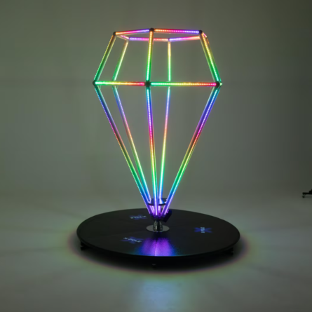 circus props aerial lyra LED DIAMOND for aerial or XSTAGE 45mm– Collapsible