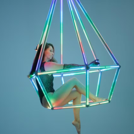 LED Aerial Diamond – Collapsible with Bluetooth Control (iOS & Android)