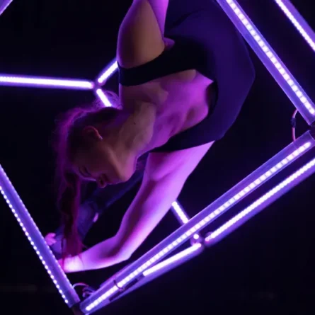 Aerial SMART LED Cube Collapsible -(Custom Aluminum Cube for Aerial Performance)