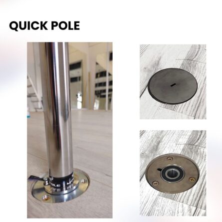 Pole Dance static / spinning pole – QUICK POLE – up 2.85 m
